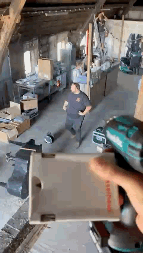 Productie aan het werk